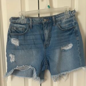 Distressed Denim Women's Shorts